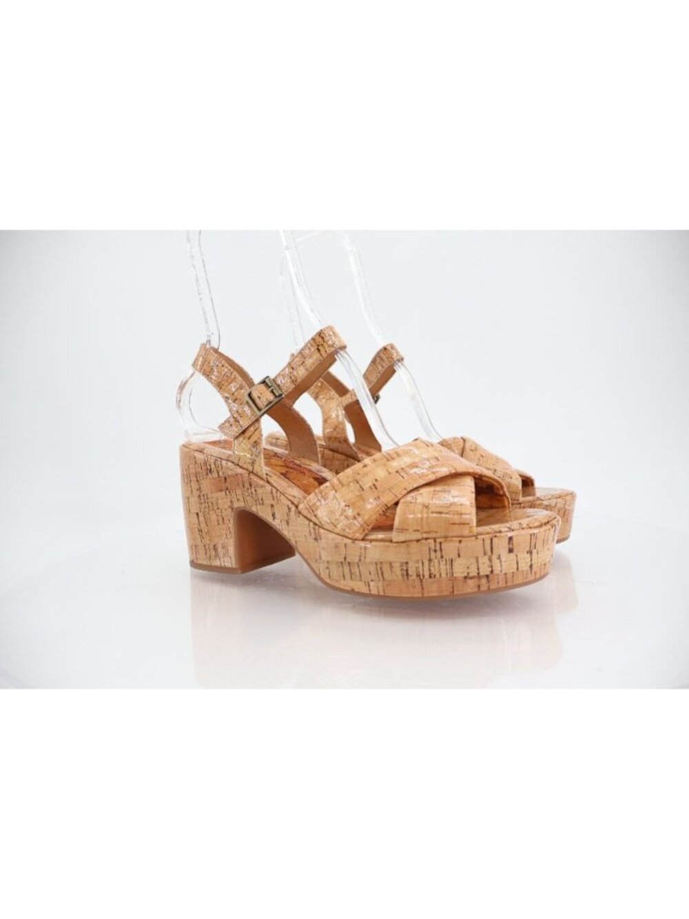 Kork-Ease Korks Calda Sandals Women's 10 Cork Platform Chunky Slingback Y2K